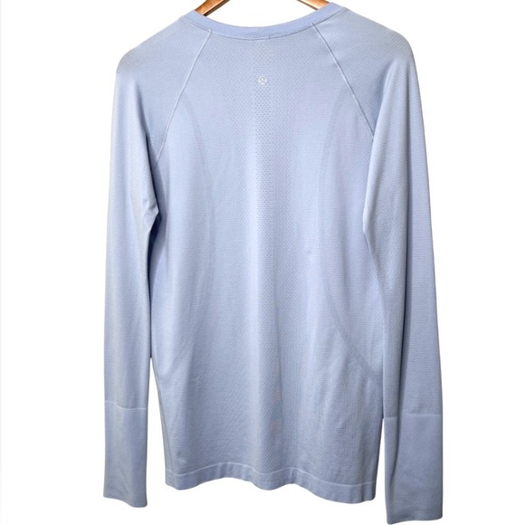 Lululemon Swiftly Tech Long Sleeve Shirt Cool Breeze Thumbholes Women's Size 10 - Picture 7 of 9
